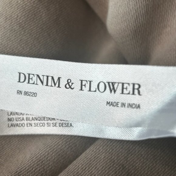 NWOT Denim & Flower Ricky Singh Colorblock Crewneck Sweatshirt Pullover - Picture 5 of 10